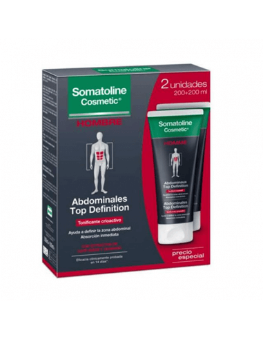 SOMATOLINE HOMBRE ABDOMINALES TOP DEFINITION DUPLO 2 X 200 ML