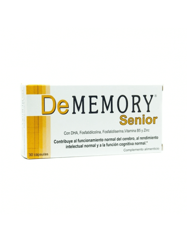 Dememory 30 Caps. Mejora tu memoria y rendimiento mental.