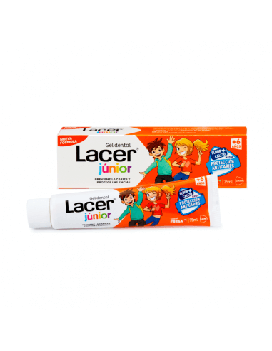Comprar Lacer Infantil Gel Dental Sabor Fresa, 75 ml