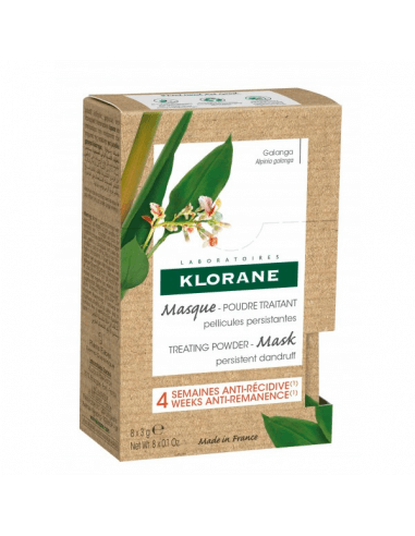 KLORANE MASCARILLA POLVO TRATAN GALANGA 8 SOBRES