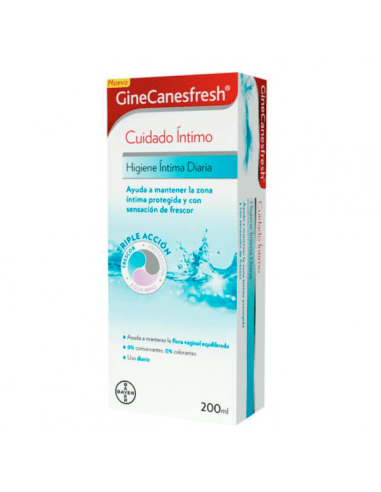 GINECANESFRESH GEL HIGIENE INTIMA DIARIA 200 ML