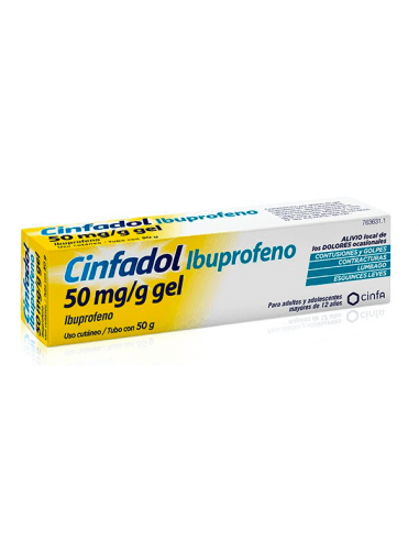 CINFADOL IBUPROFENO 50 MG/G GEL TÓPICO 50 G