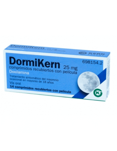 DORMIKERN 25 MG 14 COMPRIMIDOS