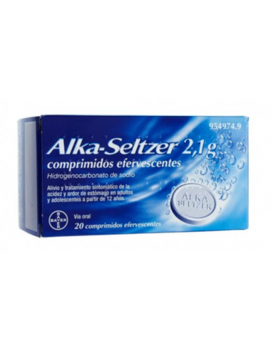 ALKA-SELTZER 2.1 G 20 COMPRIMIDOS EFERVESCENTES