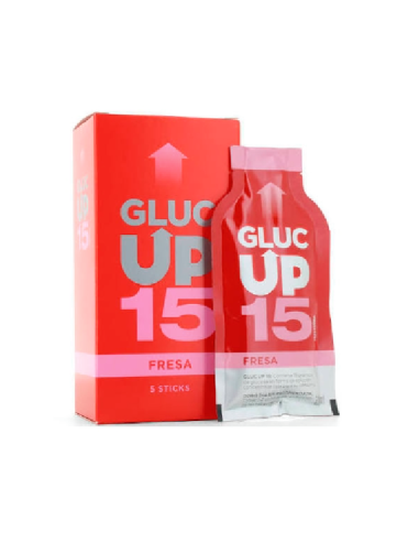 GLUC UP 15 FAES FARMA 5 STICKS SABOR FRESA