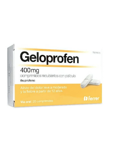 GELOPROFEN 400 MG 20 COMPRIMIDOS RECUBIERTOS