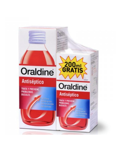 ORALDINE ANTISEPTICO PACK 400 ML+200 ML