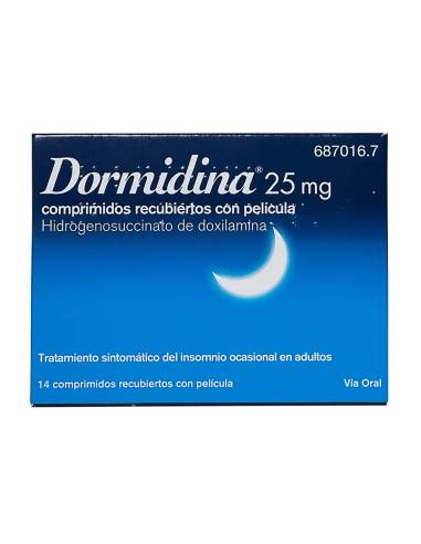 DORMIDINA 25 MG 14 COMPRIMIDOS