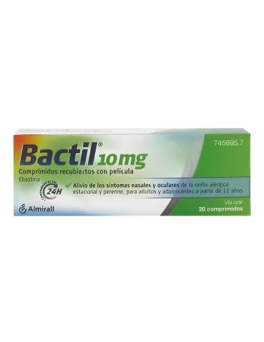 BACTIL 10 MG 20 COMPRIMIDOS RECUBIERTOS