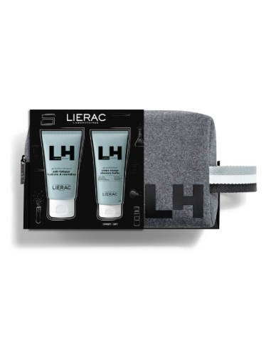 LIERAC HOMME ANTI-FATIGUE GEL-CREMA 50ML+GEL DE DUCHA ENERGIZANTE 50ML+NECESER