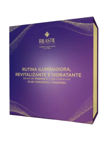 RILASTIL HYDROTENSEUR GEL-CREMA 40ML+ SÉRUM INTENSE C 30ML COFRE ILUMINADOR, REVITALIZANTE E HIDRATANTE