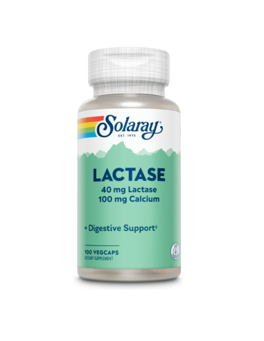 SOLARAY LACTASE 40 MG 4000 FCC 100 VEGCAPS