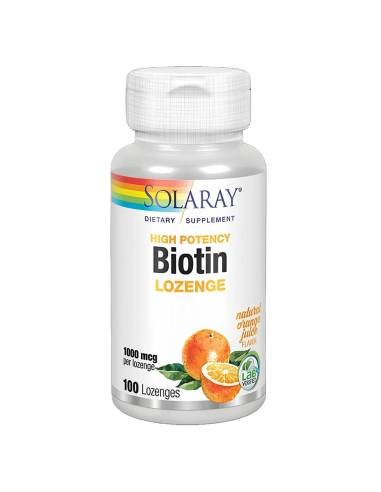 SOLARAY BIOTIN 1000 MG 100 CÁPSULAS