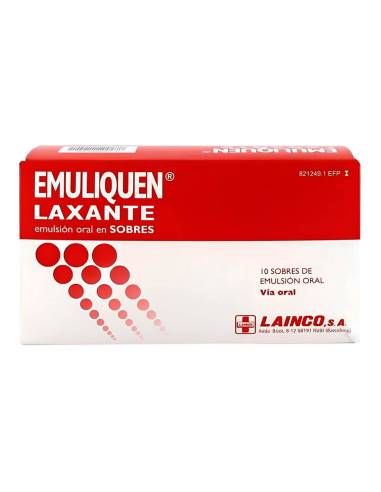 EMULIQUEN LAXANTE 10 SOBRES EMULSION ORAL 15 ML