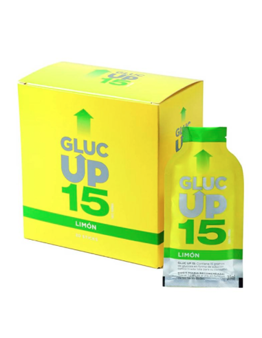 GLUC UP 15 FAES FARMA 20 STICKS SABOR LIMON