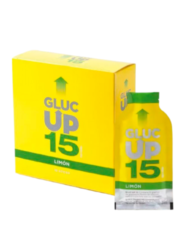 GLUC UP 15 FAES FARMA 10 STICKS SABOR LIMON