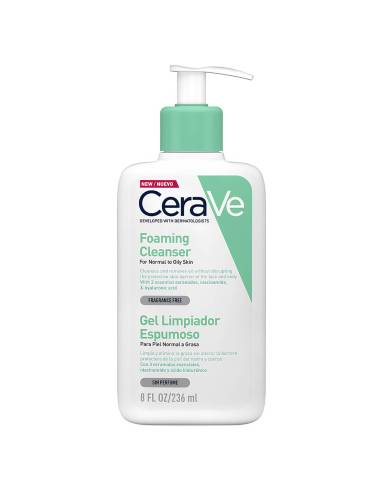 CERAVE GEL LIMPIADOR EN ESPUMA 236 ML