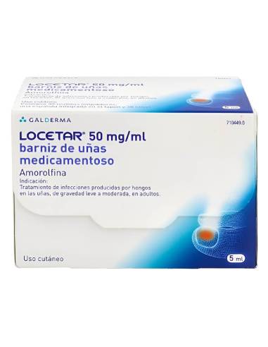 LOCETAR 50 MG/ML BARNIZ UÑAS 5 ML (VIDRIO III)