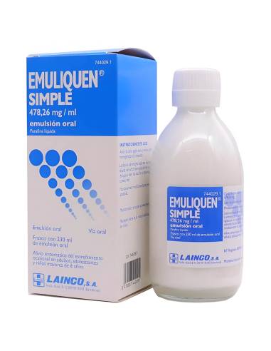 EMULIQUEN SIMPLE 478.2 MG/ML EMULSIÓN ORAL 230 ML