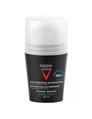 VICHY HOMME DESODORANTE BOLA PIELES SENSIBLES 50