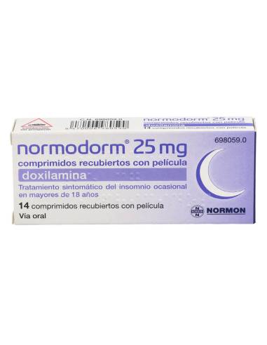 NORMODORM 25 MG 14 COMPRIMIDOS RECUBIERTOS