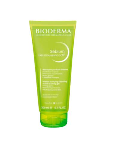 BIODERMA SEBIUM GEL MOUSSANT ACTIF 200 ML