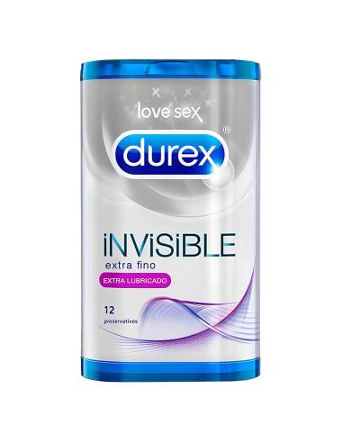 DUREX INVISIBLE EXTRA FINO EXTRA LUBRICADO PRESE