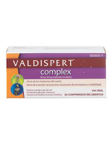 VALDISPERT COMPLEX 60/30 MG 50 COMPRIMIDOS