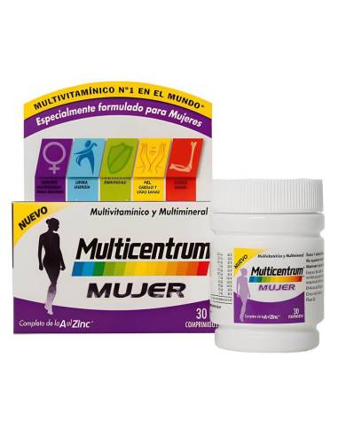 MULTICENTRUM MUJER 30 COMPRIMIDOS