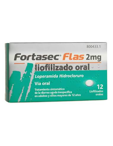 FORTASEC FLAS 2 MG 12 LIOFILIZADOS ORALES