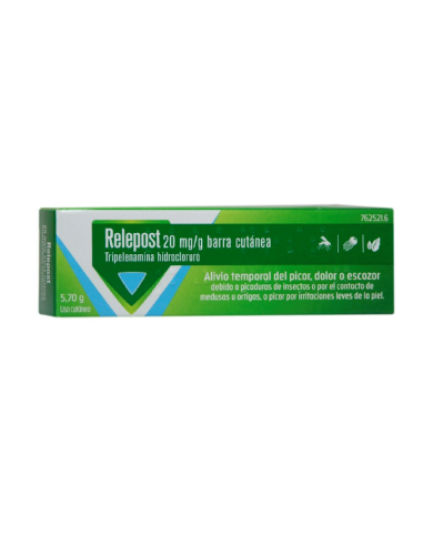 RELEPOST 20 MG/G BARRA CUTANEA 1 APLICADOR 5,75 G