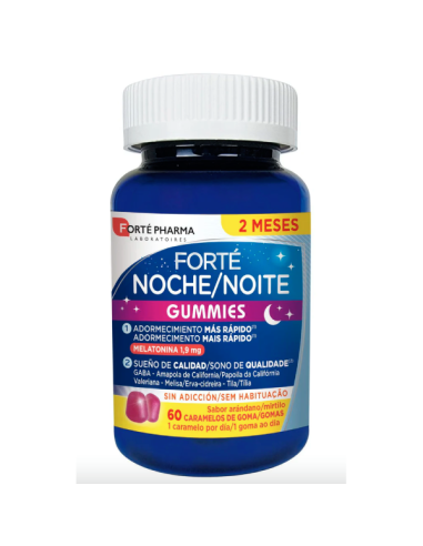 FORTE NOCHE GUMMIES 60 CARAMELOS DE GOMA