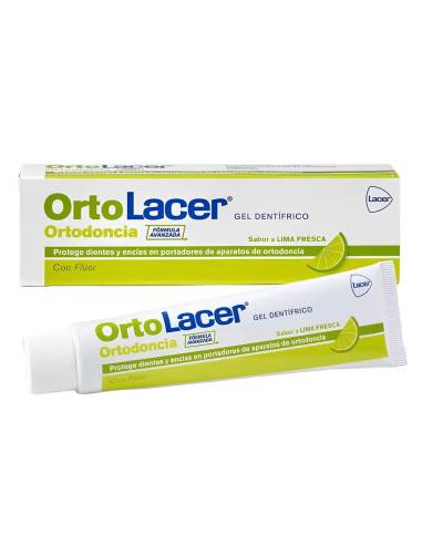 ORTOLACER ORTODONCIA GEL DENTIFRICO LIMA 125ML