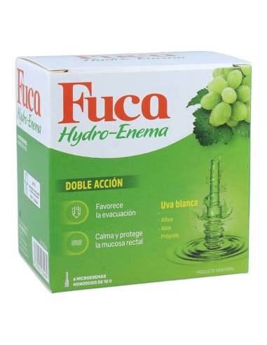 FUCA HYDRO ENEMA DOBLE ACCION 6 MICROENEMAS