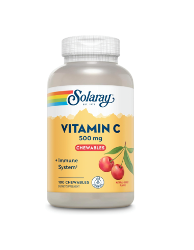 SOLARAY VITAMIN C 500 MG 100 COMP MAST CEREZA