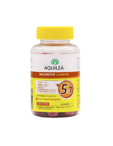 AQUILEA MAGNESIO GUMMIES 60 GOMINOLAS SABOR MORA