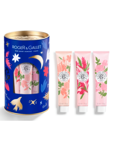 ROGER & GALLET CREMA MANOS GINGEMBRE+ FLEUR DE FIGUIER+ROSE TRIPLO PACK